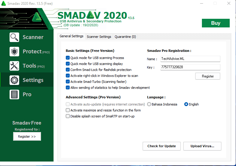 Télécharger Smadav 2023 et sa clé d'activation