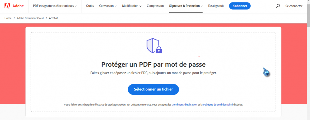 Adobe protéger un document en PDF