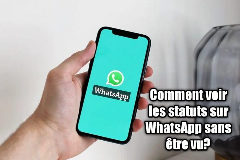 voir les statuts sur WhatsApp sans être vu
