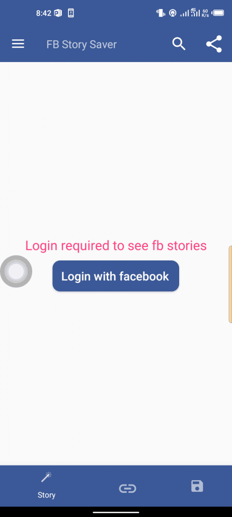 Télécharger une story Facebook