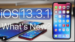 Nouvelle version de iOS 13.3